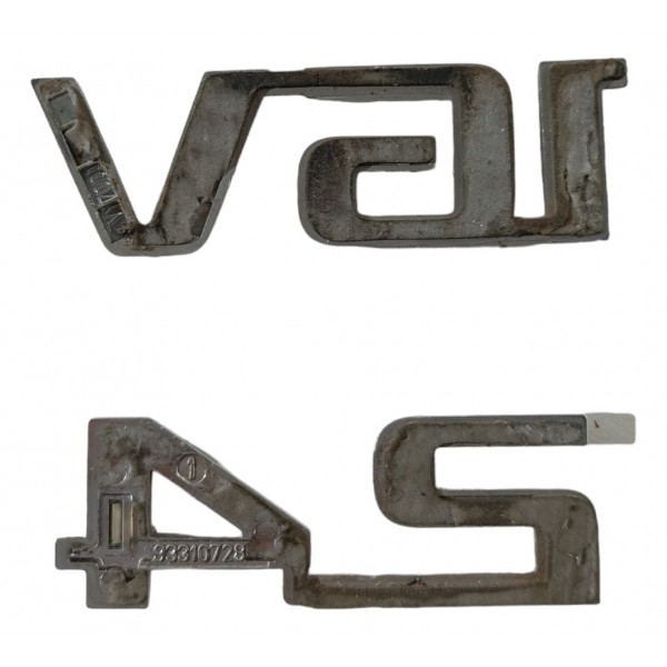 Emblema Letreiro 2.4 16v Tampa Traseira Gm Vectra 2007 2008 Prata