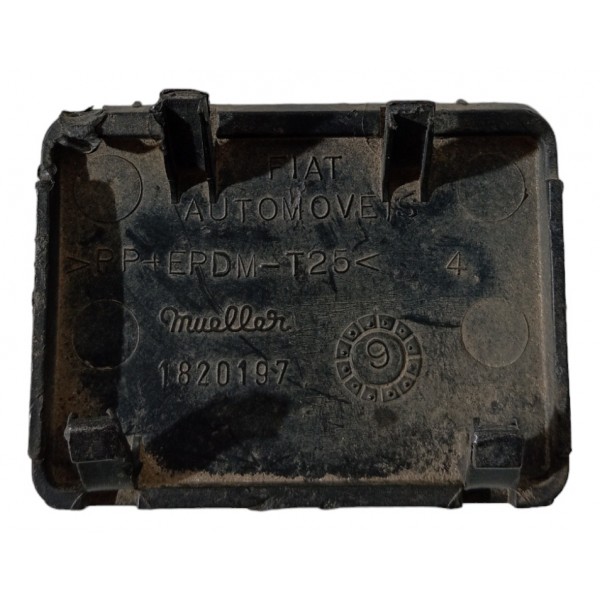 Tampa Moldura Acabamento Painel Fiat Uno 2000 2001 2002 2003 0163 Preto