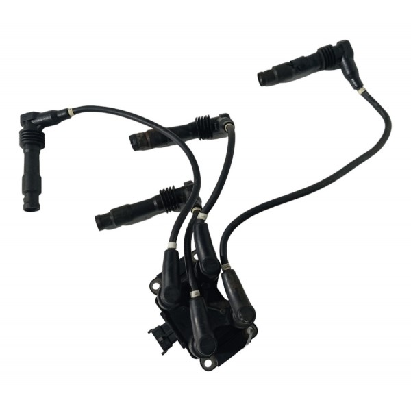 Bobina Ignição C/cabos Vela Chevrolet Vectra Astra 2.4 2007 Preto