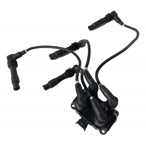 Bobina Ignição C/cabos Vela Chevrolet Vectra Astra 2.4 2007 Preto