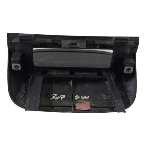 Moldura Computador Bordo Peugeot 307 Sw 2005 2006 2007 2008 Preto