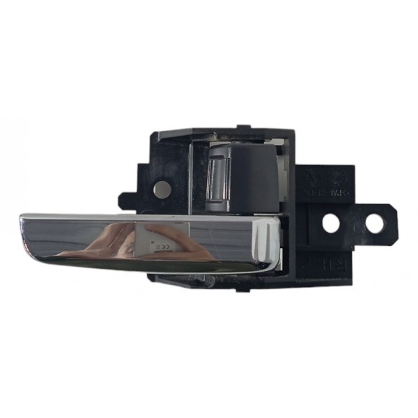 Maçaneta Interna Traseira Direita Mitsubishi Outlander 2015 Preto Traseira