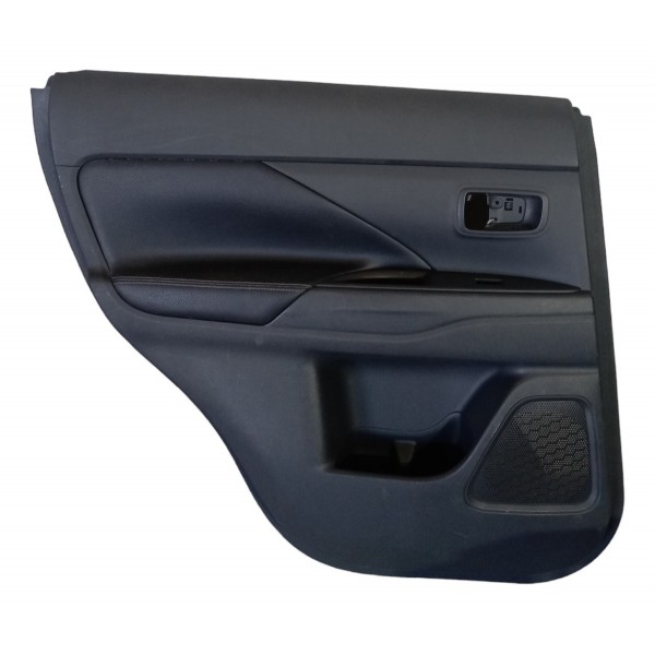 Forro Porta Traseira Esquerda Mitsubishi Outlander 2014 2015 Preto