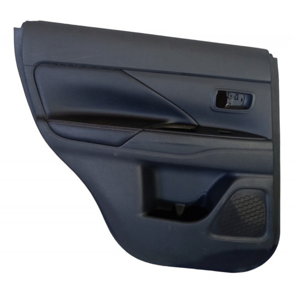Forro Porta Traseira Esquerda Mitsubishi Outlander 2014 2015 Preto