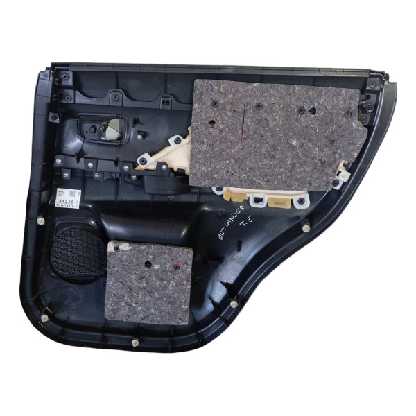 Forro Porta Traseira Esquerda Mitsubishi Outlander 2014 2015 Preto