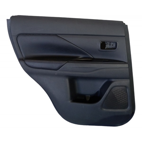 Forro Porta Traseira Esquerda Mitsubishi Outlander 2014 2015 Preto