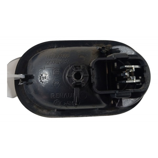 Maçaneta Interna Dianteira Esquerda Renault Megane 2006 2007 Preto