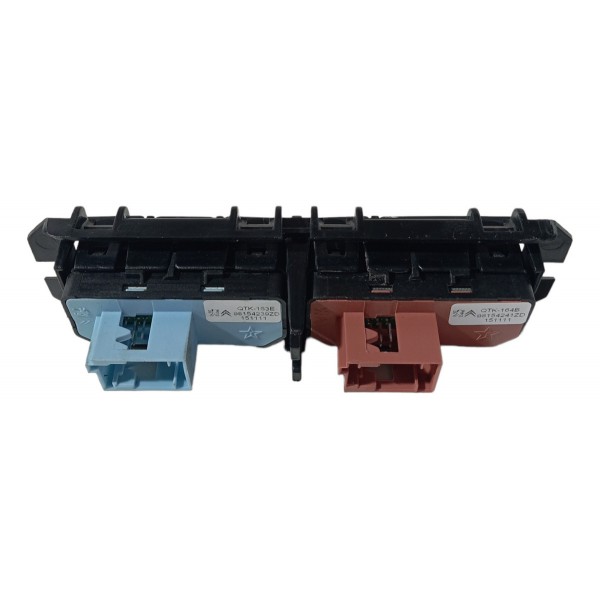 Botão Pisca Alerta Comando Som Trava Portas Citroen C3 2019 Preto