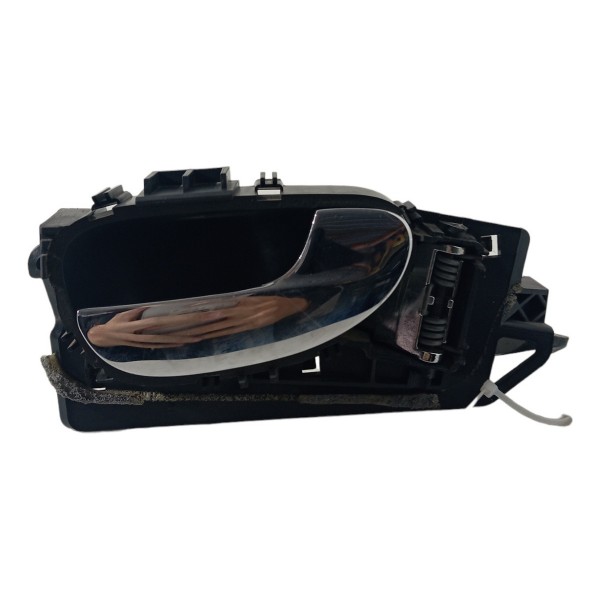 Maçaneta Interna Dianteira Direita Peugeot 307 Sw 2003 04 05 Preto Dianteira