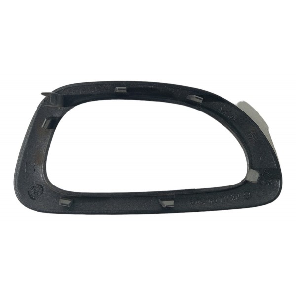 Moldura Maçaneta Interna Dianteira Direita Peugeot 307 2003 Preto Dianteira