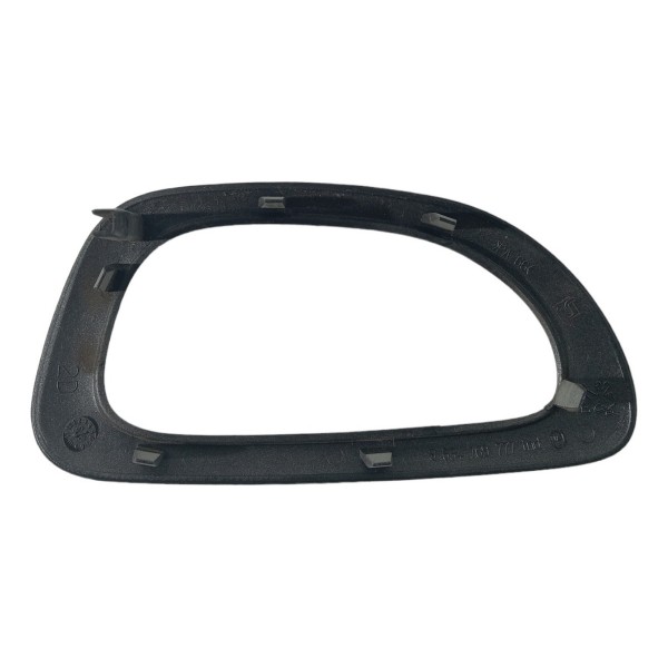 Moldura Maçaneta Interna Dianteira Direita Peugeot 307 2003 Preto Dianteira