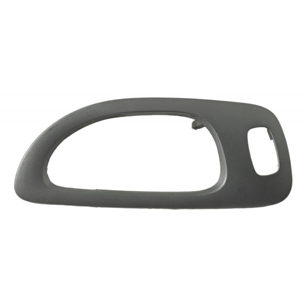 Moldura Maçaneta Int. Traseira Direita Peugeot 307 Sw 2003  Prata Traseira