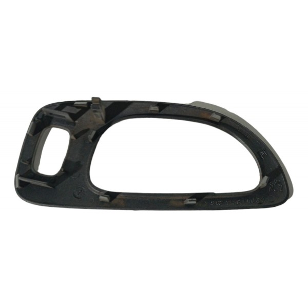 Moldura Maçaneta Int. Traseira Direita Peugeot 307 Sw 2003  Prata Traseira