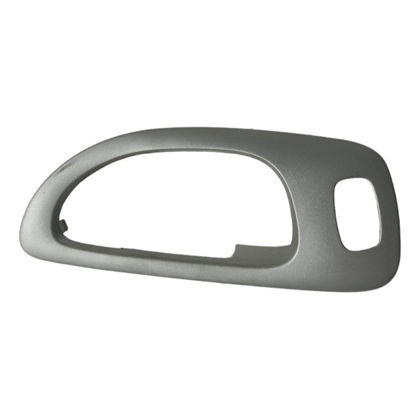 Moldura Maçaneta Int. Traseira Direita Peugeot 307 Sw 2003  Prata Traseira