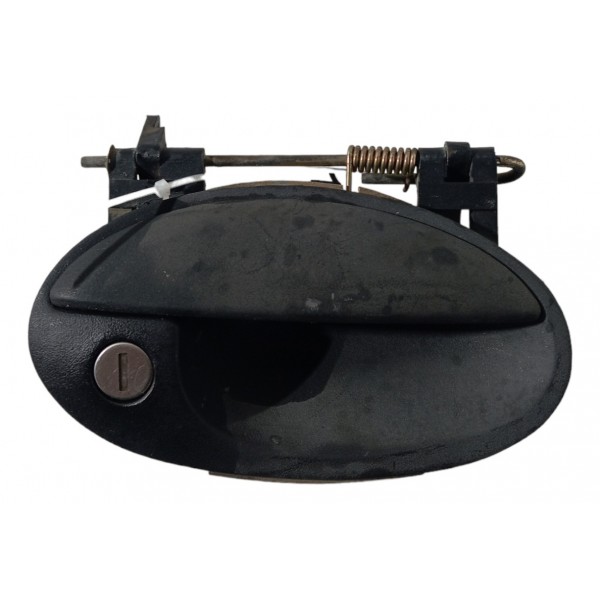 Maçaneta Externa Dianteira Direita Chevrolet Prisma 2007 08 Preto Dianteira