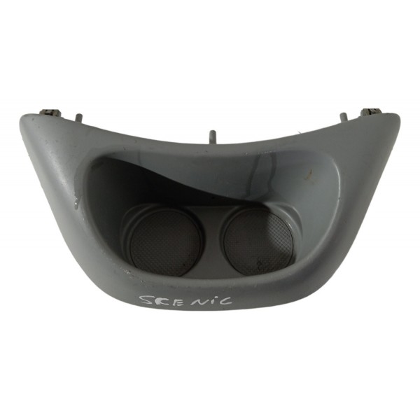 Porta Copos Console Central Renault Scenic 2001 2002 2003  Cinza