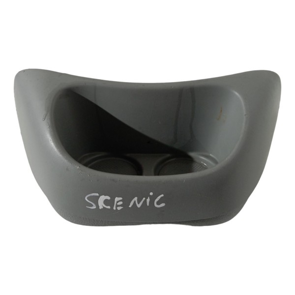 Porta Copos Console Central Renault Scenic 2001 2002 2003  Cinza