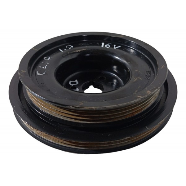 Polia Virabrequim Renault Clio Logan Sandero 1.0 16v 2010 11