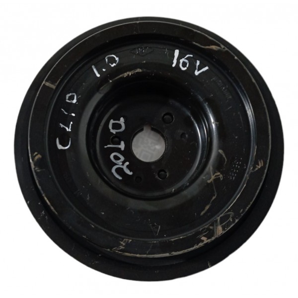 Polia Virabrequim Renault Clio Logan Sandero 1.0 16v 2010 11