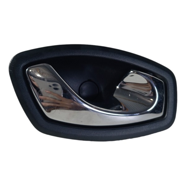 Maçaneta Interna Dianteira Direita Renault Captur 2018 2019  - Prata - Dianteira