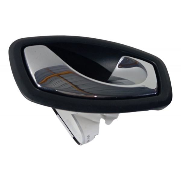 Maçaneta Interna Traseira Direita Renault Captur 2018 2019  - Prata - Traseira