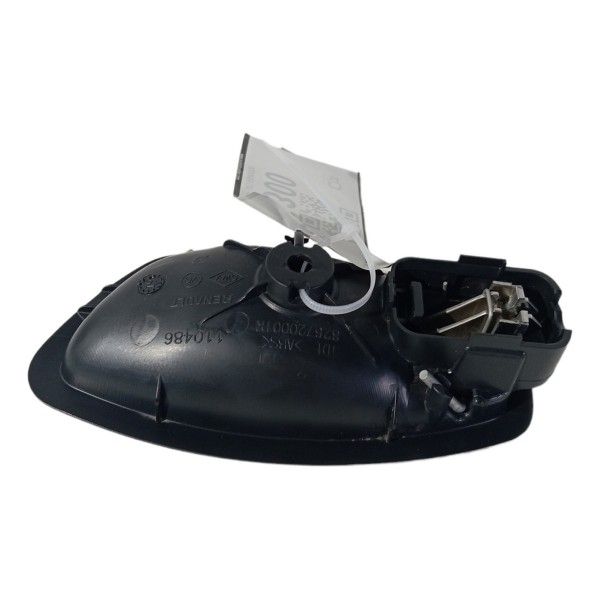 Maçaneta Interna Traseira Direita Renault Captur 2018 2019  - Prata - Traseira