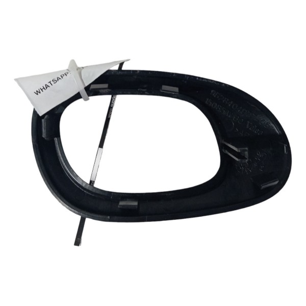 Moldura Maçaneta Interna Traseira Direita Peugeot 206 Sw 07 Preto Traseira