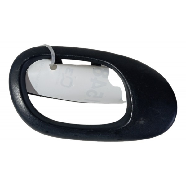 Moldura Maçaneta Interna Dianteira Esquerda Peugeot 206 Sw Preto Dianteira