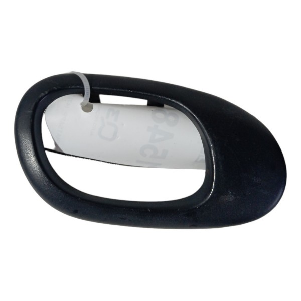 Moldura Maçaneta Interna Dianteira Esquerda Peugeot 206 Sw Preto Dianteira