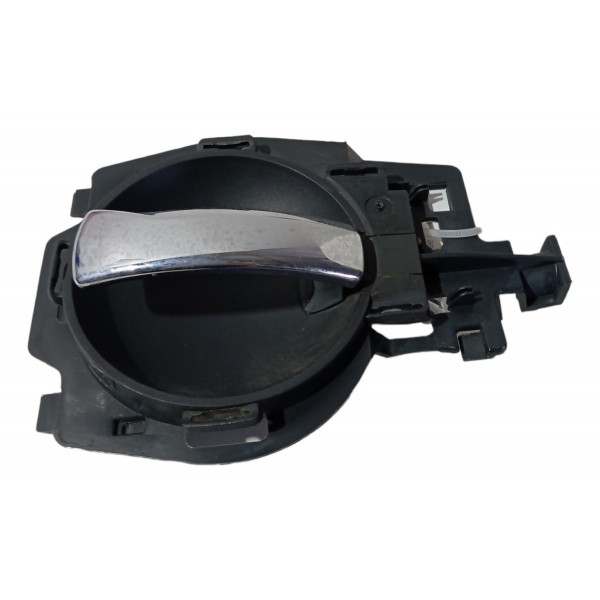 Maçaneta Interna Dianteiro Esquerdo Citroen C3 2004 05 06 07 Preto Dianteira