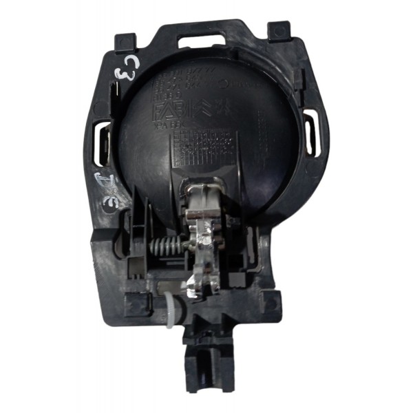 Maçaneta Interna Dianteiro Esquerdo Citroen C3 2004 05 06 07 Preto Dianteira