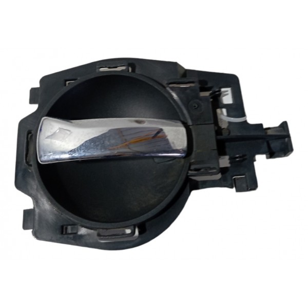 Maçaneta Interna Dianteiro Esquerdo Citroen C3 2004 05 06 07 Preto Dianteira