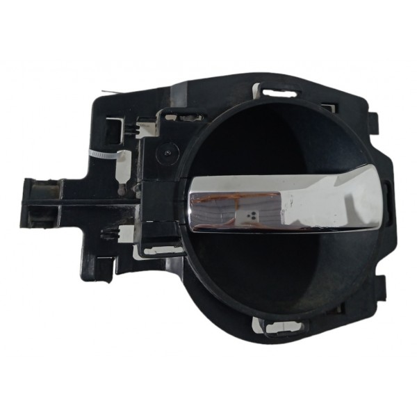 Maçaneta Interna Traseira Esquerda Citroen C3 2008 2009 2010 - Preto - Traseira