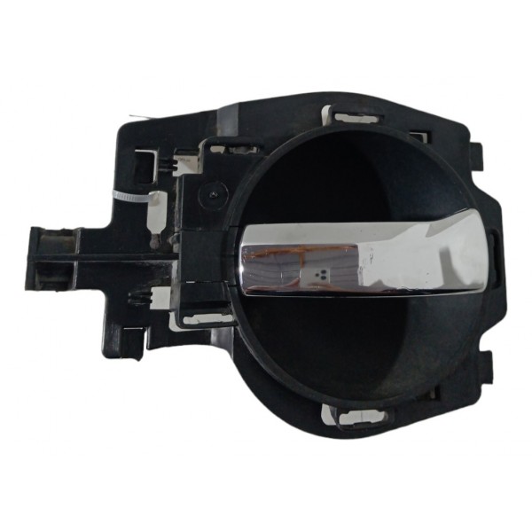 Maçaneta Interna Traseira Esquerda Citroen C3 2008 2009 2010 - Preto - Traseira