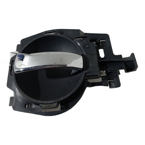 Maçaneta Interna Porta Dianteira Direita Citroën C3 2006 07 - Preto - Dianteira