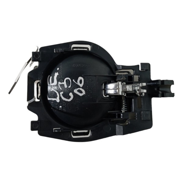 Maçaneta Interna Porta Dianteira Direita Citroën C3 2006 07 - Preto - Dianteira