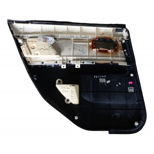 Forro Porta Traseiro Direito Nissan Sentra 2010 2011 2012 13 Preto