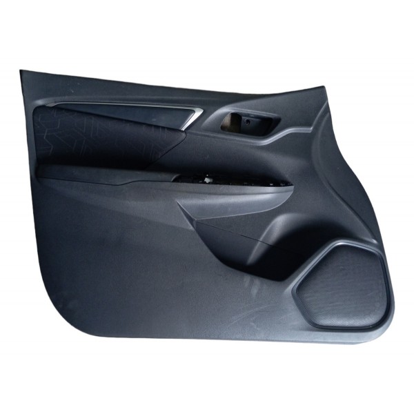 Forro Porta Dianteira Esquerda Honda Fit 1.5  2015 2016 2017 Preto