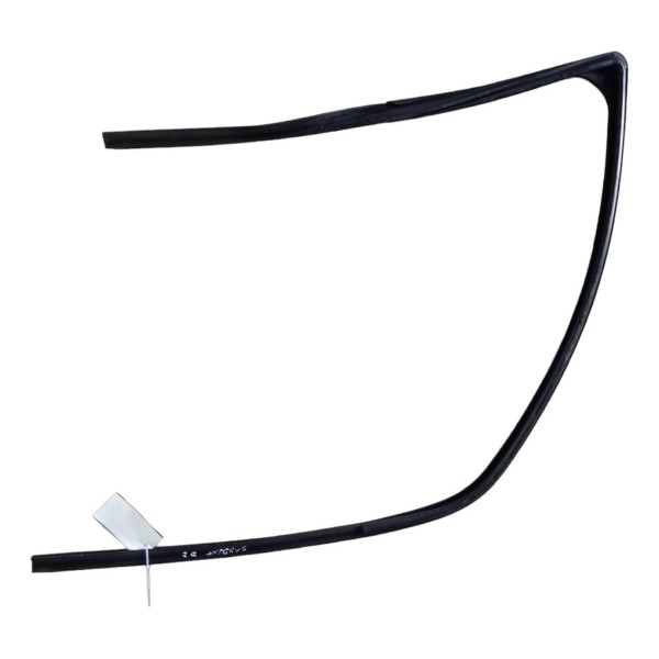 Borracha Guarnição Dianteira Direita Renault Sandero 2011 12 Preto