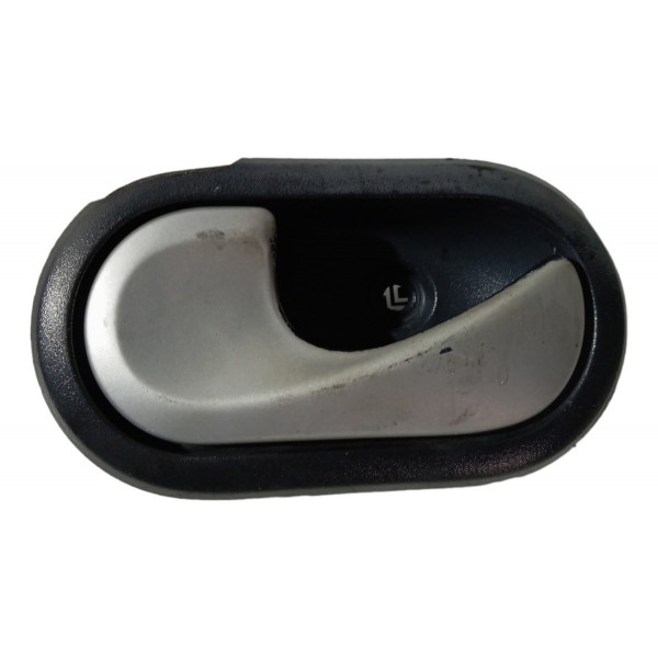 Maçaneta Interna Dianteira Esquerda Renault Sandero 2010 11 Preto Dianteira