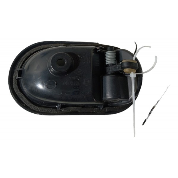 Maçaneta Interna Dianteira Esquerda Renault Sandero 2010 11 Preto Dianteira
