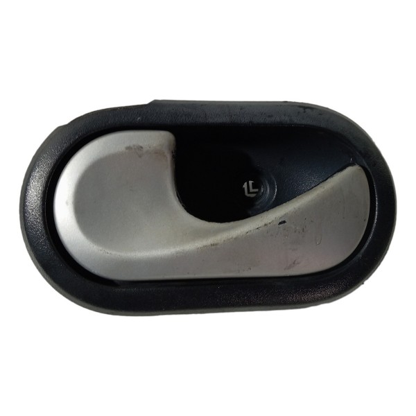 Maçaneta Interna Dianteira Esquerda Renault Sandero 2010 11 Preto Dianteira