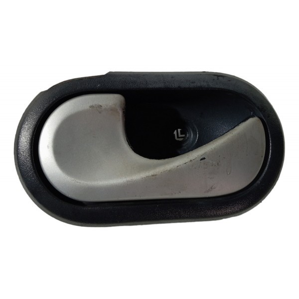 Maçaneta Interna Dianteira Esquerda Renault Sandero 2010 11 Preto Dianteira