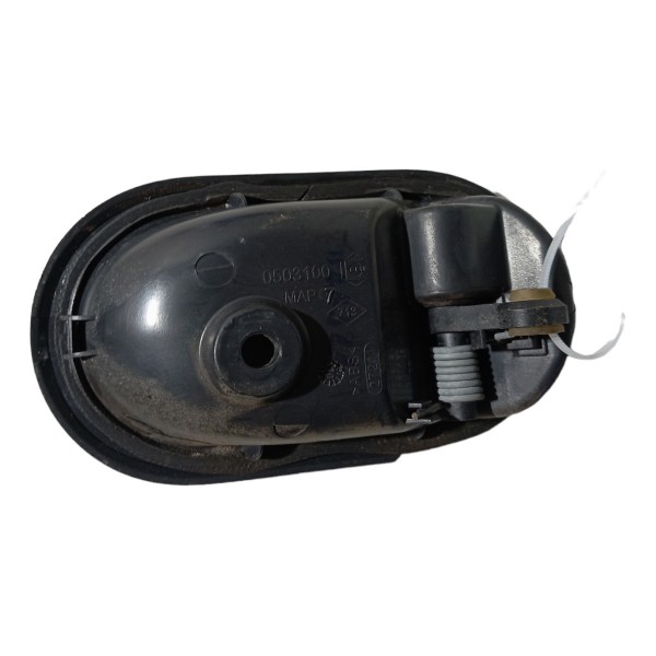 Maçaneta Interna Dianteira Direita Renault Sandero 2010 2012 Preto Dianteira