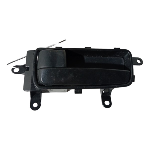 Maçaneta Interna Dianteira Esquerda Nissan Sentra 2010 2011 Preto Dianteira