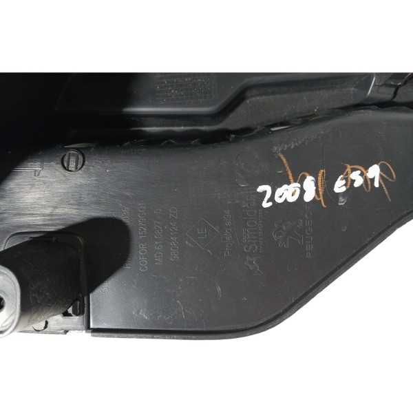 Acabamento Bagagito Porta Malas Esquerdo Peugeot 2008 2017  Preto