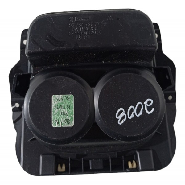 Moldura Porta Copos Peugeot 2008 Ano 2017 2018 2019 2020  Preto