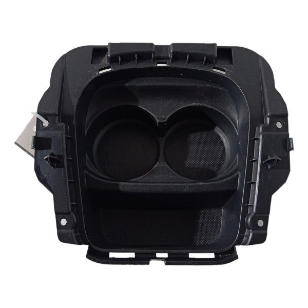 Moldura Porta Copos Peugeot 2008 Ano 2017 2018 2019 2020  Preto