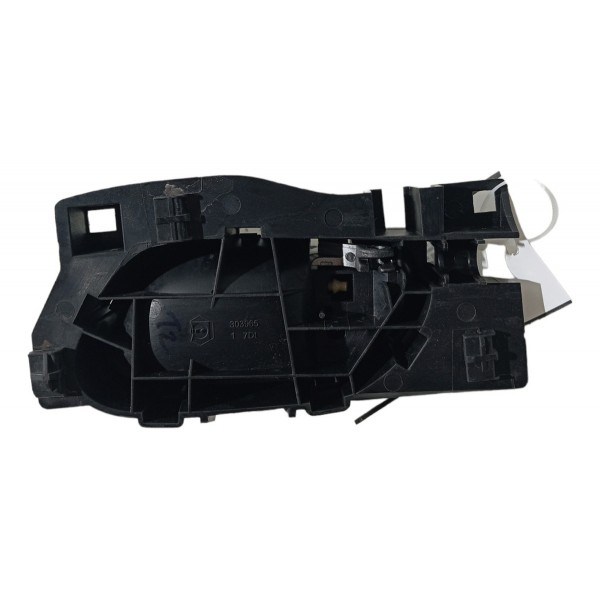 Maçaneta Interna Traseira Direita Peugeot 2008 208 2017 2018 Preto Traseira