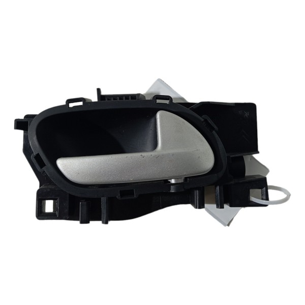 Maçaneta Interna Traseira Direita Peugeot 2008 208 2017 2018 Preto Traseira